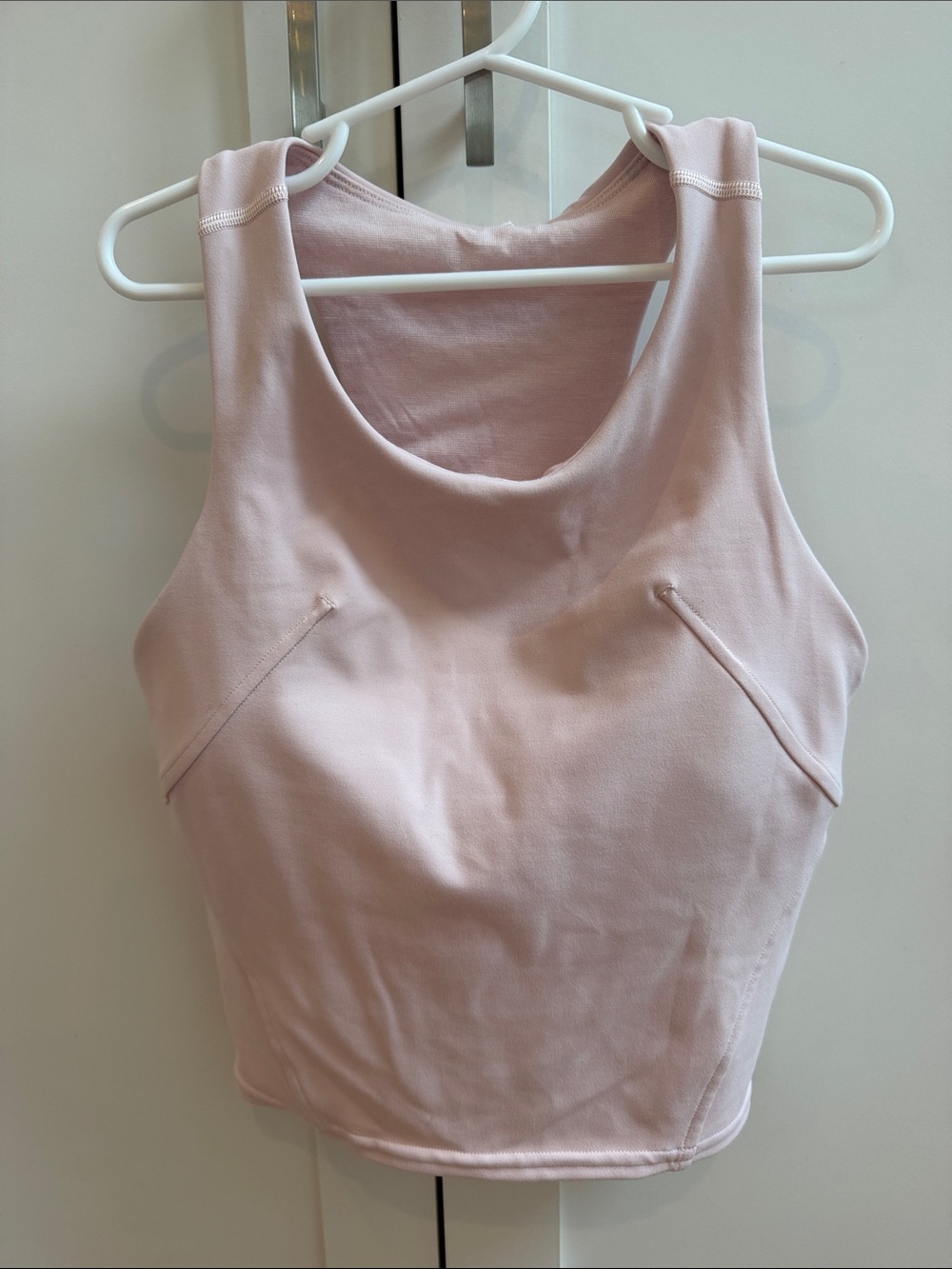 Lululemon Light Pink Crop Tank Top